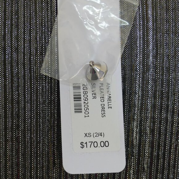 Soft Surroundings Annabelle Pleated Maxi Dress w/ Shash Silver USA Size XS (2/4) - Picture 7 of 16